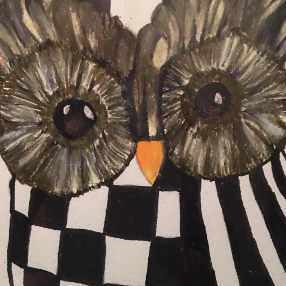 Owl Art Mackenzie Child inspired - Picture 6 of 7